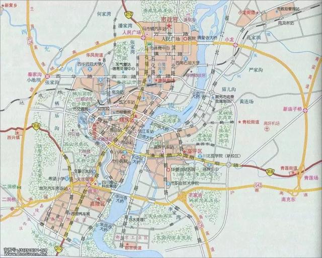 南充城以前有多大、选址在哪里呢？从老地图看历史变迁....-4.jpg