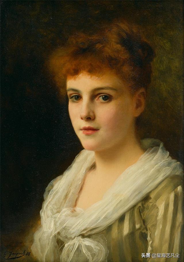 法国艺术家古斯塔夫.简.雅凯Gustave Jean Jacquet精品油画作品鉴赏-6.jpg