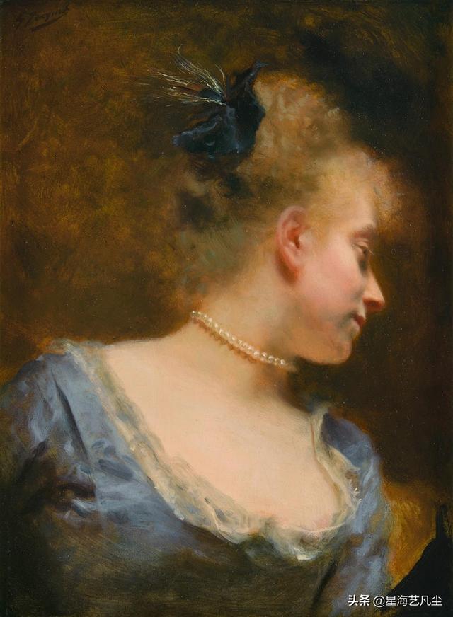 法国艺术家古斯塔夫.简.雅凯Gustave Jean Jacquet精品油画作品鉴赏-9.jpg