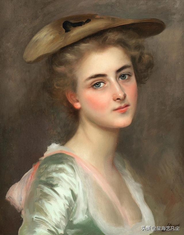 法国艺术家古斯塔夫.简.雅凯Gustave Jean Jacquet精品油画作品鉴赏-3.jpg